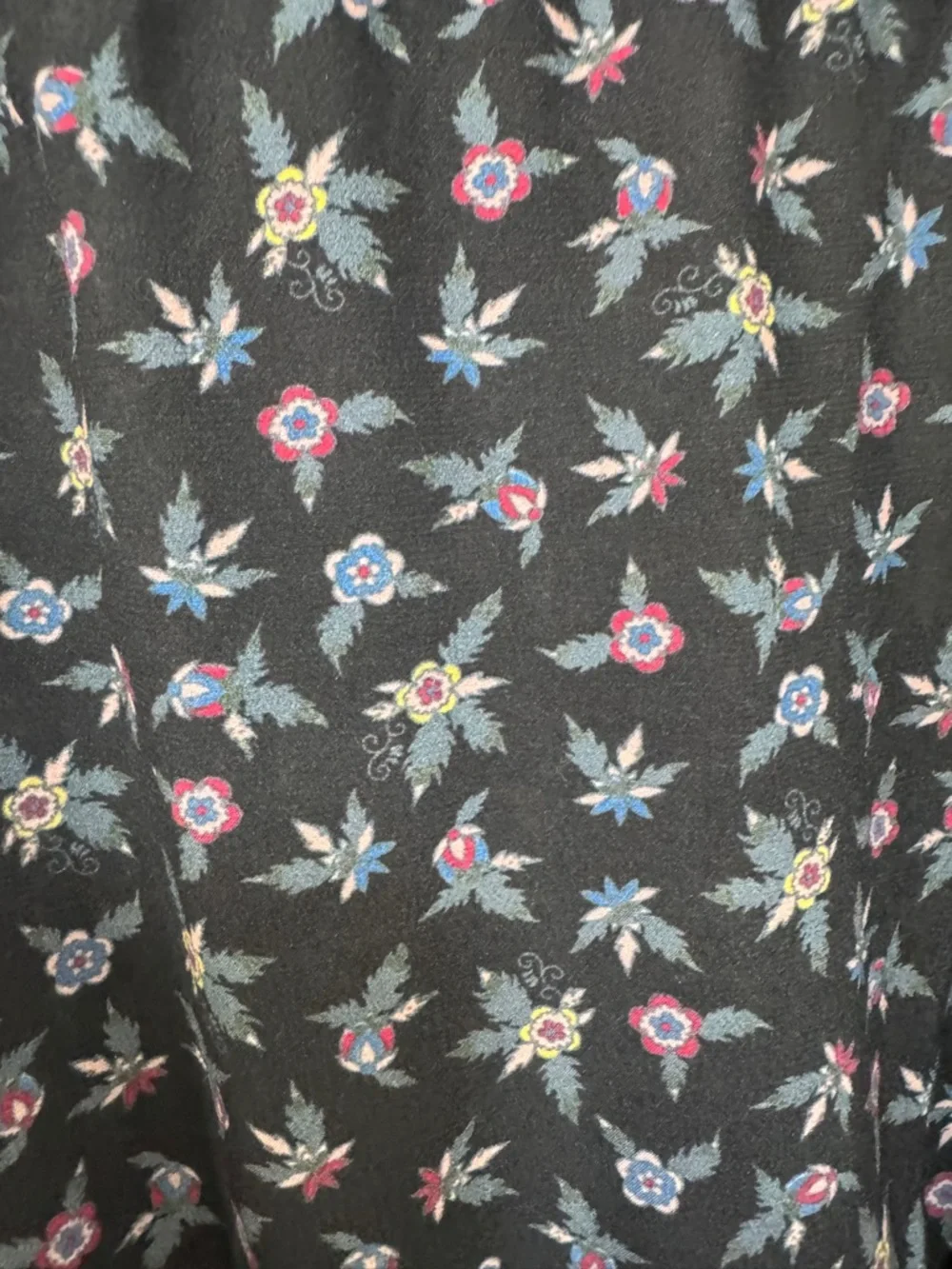Zadig & Voltaire Remus Liberty Floral Dress Size Small Dark Floral - Picture 10 of 13